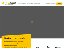 Tablet Screenshot of empatec.nl